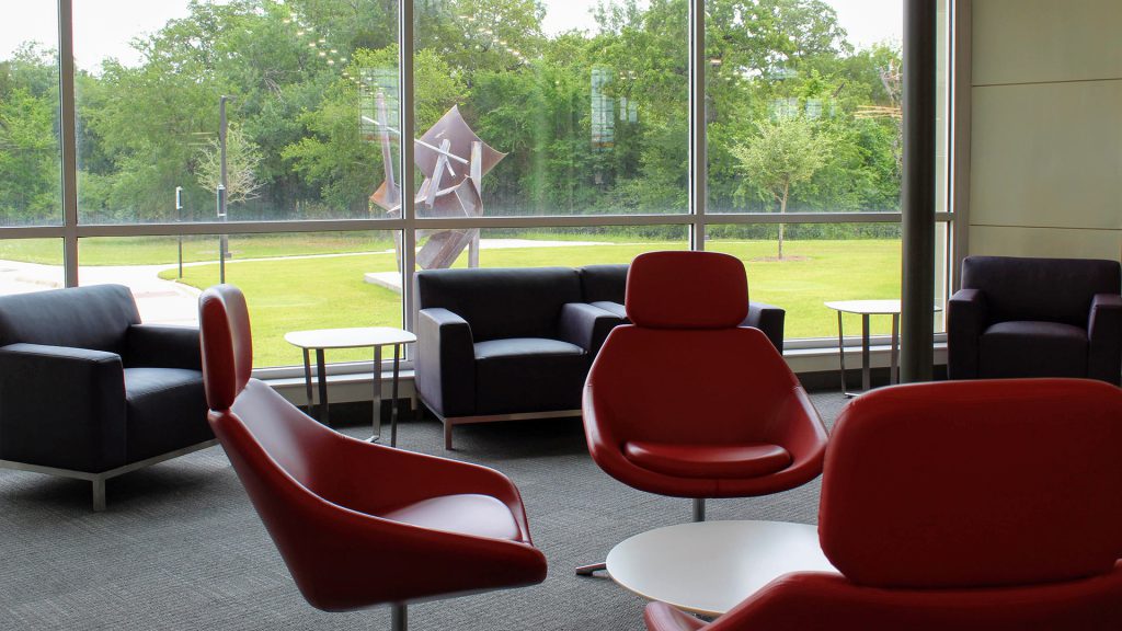Ringer Library sitting area.