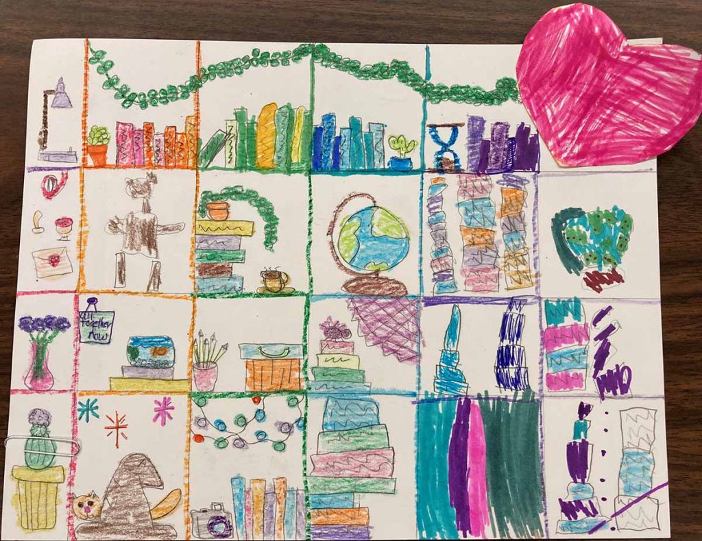 Winner of the 2023 Summer Reading Program Art Contest - Ages 5-6 group: Eleanora