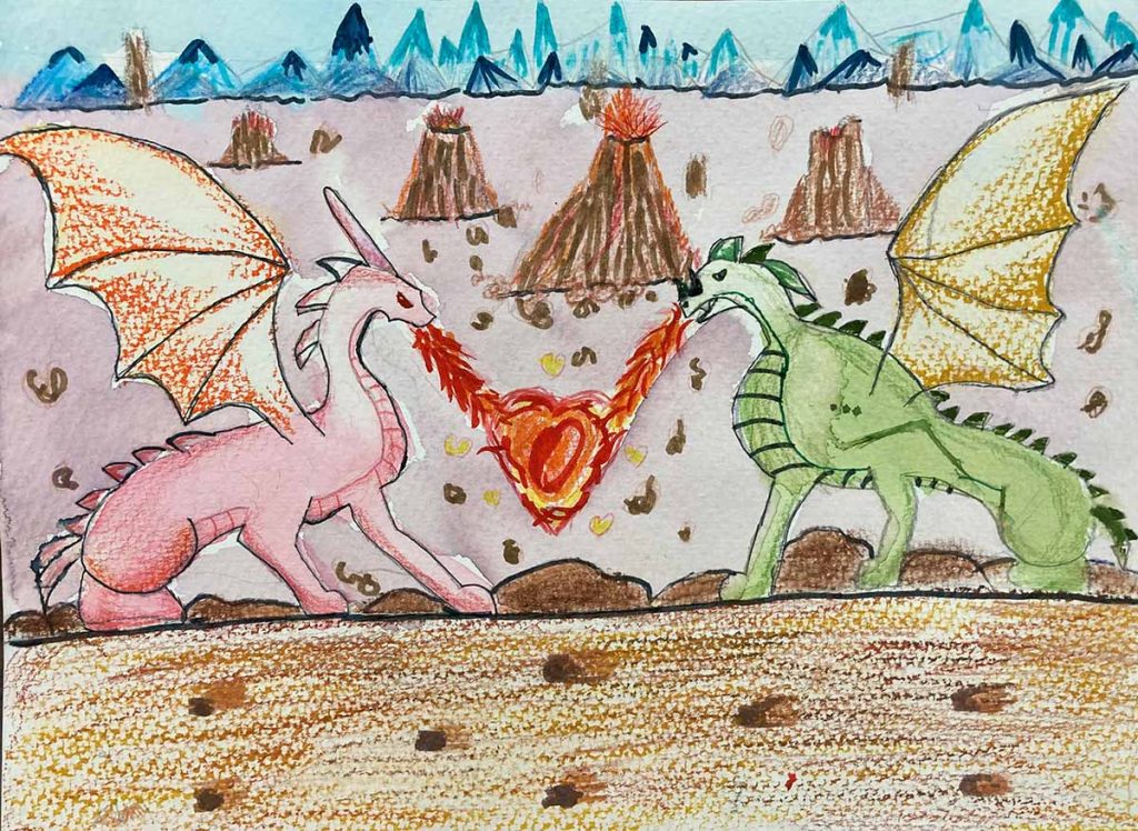 Winner of the 2023 Summer Reading Program Art Contest - Ages 7-8 group: Andrew