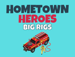 Illustration of hometown heroes and big rigs for our hometown heroes day event on Sept. 30.