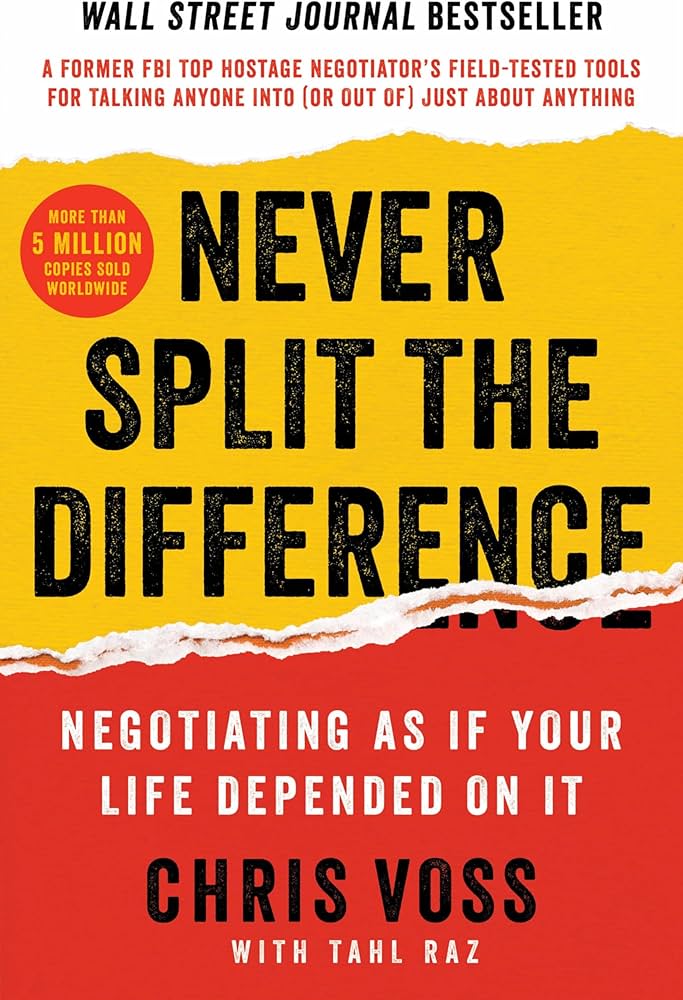Never Split the Difference book cover.