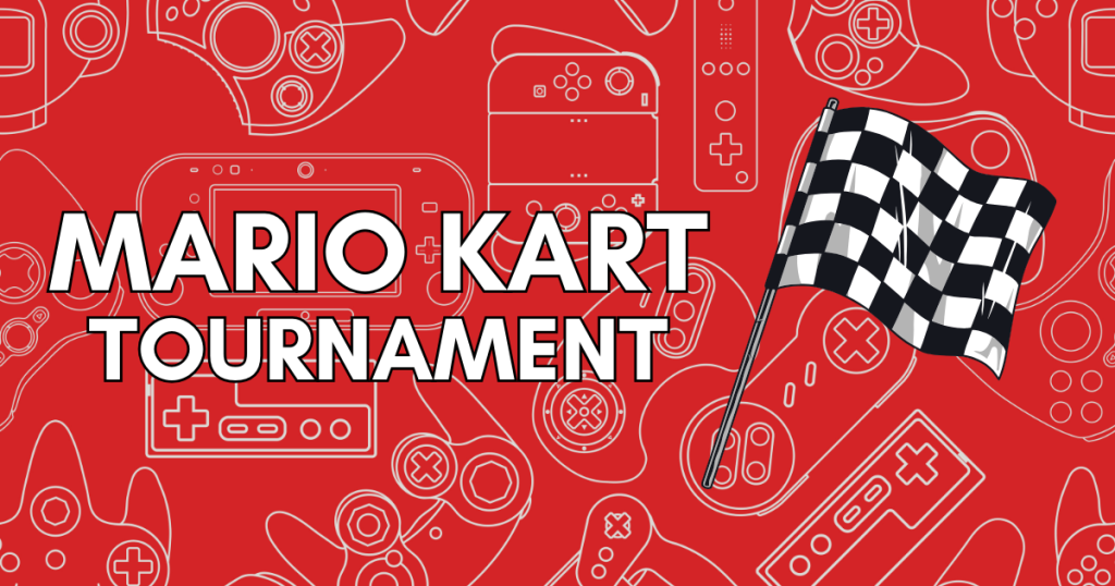 Mario Kart Tournament graphic.