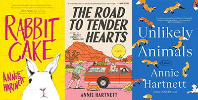 Book covers by author Annie Hartnett