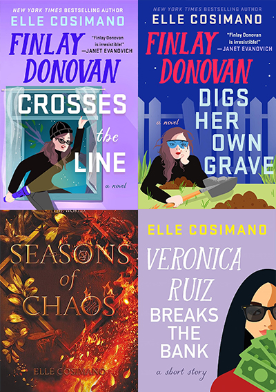 Book covers by author Elle Cosimano