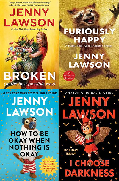 Book covers by author Jenny Lawson