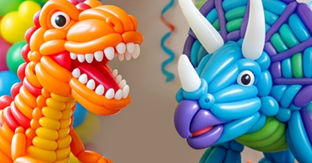 balloon dinosaurs